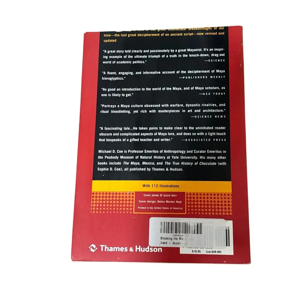Breaking the Maya Code (Revised) by Michael D. Coe - Paperback